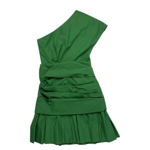 10 Crosby Derek Lam Green One Shoulder Dress